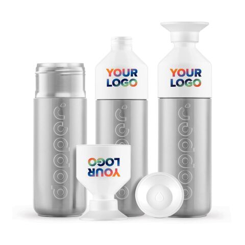 Dopper Silver Insulated (580 ml) plata/blanco | sin montaje de publicidad | no disponible | no disponible