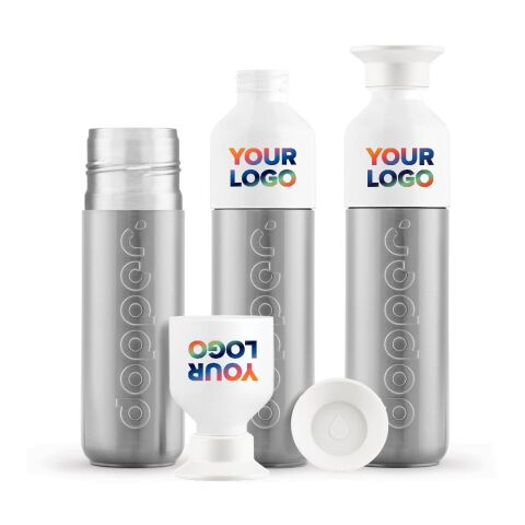 Dopper Silver Insulated (350 ml) plata/blanco | sin montaje de publicidad | no disponible | no disponible