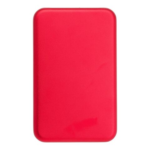Power Bank solar de aluminio Tycho rojo | sin montaje de publicidad | no disponible | no disponible