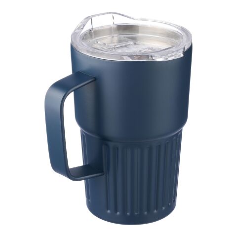 Taza termo de acero inox. reciclado (450 ml) Calo negro | sin montaje de publicidad | no disponible | no disponible