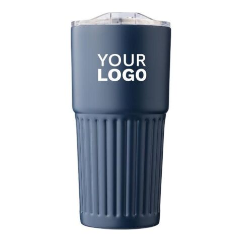 Vaso termo de acero inox. reciclado (500 ml) Kael azul | sin montaje de publicidad | no disponible | no disponible