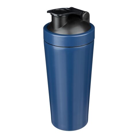 Vaso agitador de acero inox. reciclado (750 ml) Orla azul cobalto | sin montaje de publicidad | no disponible | no disponible