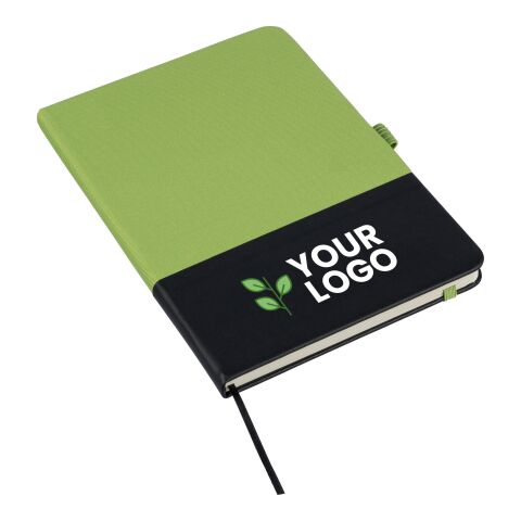 Cuaderno de poliéster rPET Yuna rojo | sin montaje de publicidad