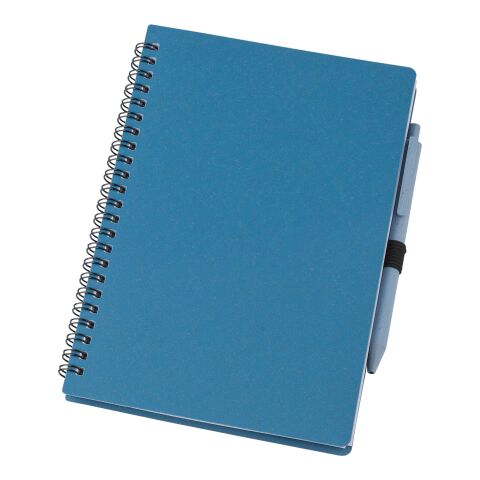 Libreta de paja de trigo Massimo azul | sin montaje de publicidad | no disponible | no disponible