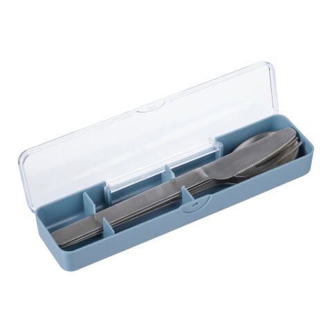 Set de cubiertos Brisio | 3 pzs azul