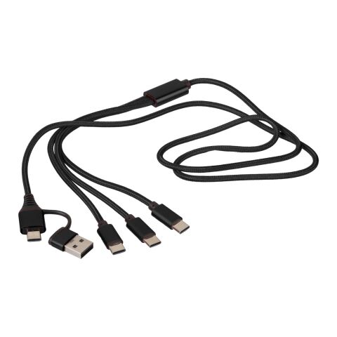 Cable de carga Hexa | 6-en-1 negro