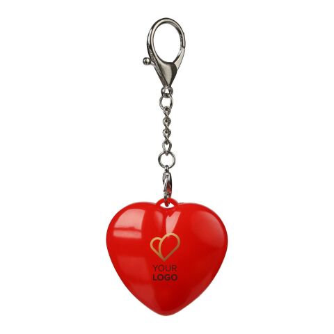 Llavero con luz Gleamo | Forma de corazón rojo