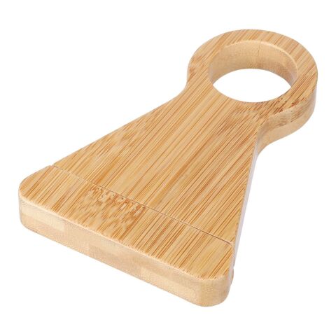 Soporte para botella de vino Vincio | Bambú reciclado marrón