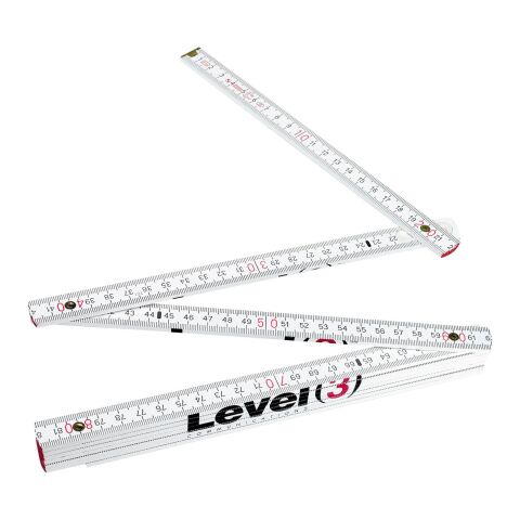 Regla plegable Stabila Pro blanco