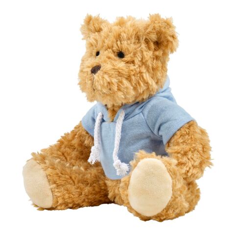 Oso de peluche con capucha azul