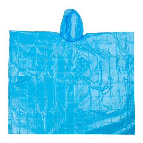 Poncho transparente plegable naranja
