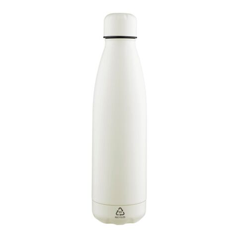 Botella de acero inox. reciclado Breeze 700 ml blanco