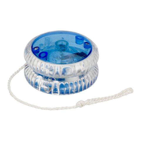Yoyo transparente, con luz rojo
