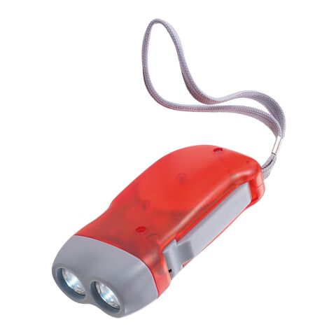 Linterna de plástico rojo