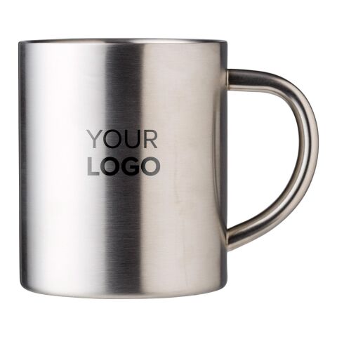 Taza de acero inox. Braylen plata