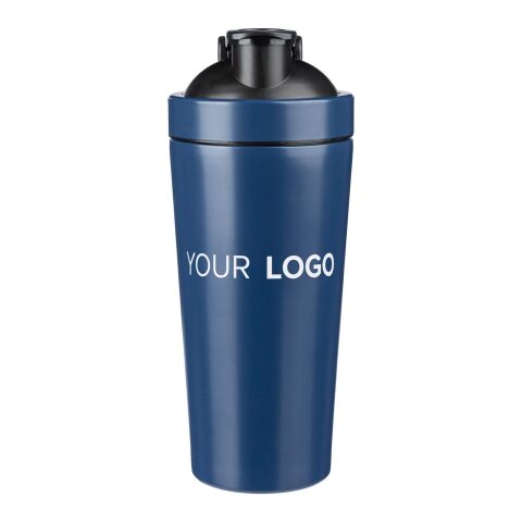 Vaso agitador de acero inox. reciclado (750 ml) Orla azul cobalto