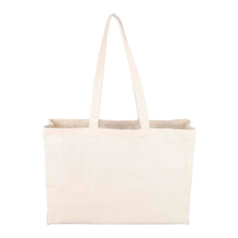 Bolsa con asas de algodón Oeko-Tex® Harrier beige