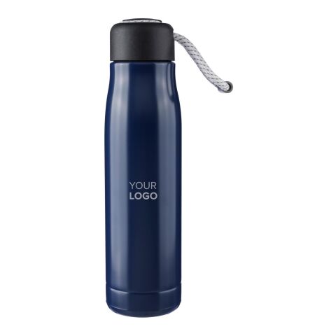Botella termo de acero inoxidable reciclado (500 ml) Solene azul