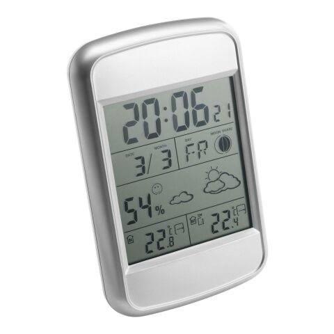 Reloj y estación meteorológica… plata | sin montaje de publicidad | no disponible | no disponible