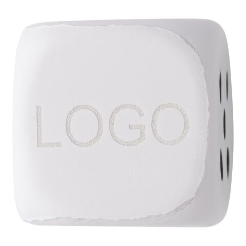 Antiestrés Dado blanco | sin montaje de publicidad | no disponible | no disponible