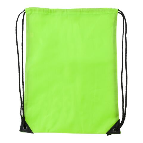 Mochila de poliéster 210D verde lima | sin montaje de publicidad | no disponible | no disponible