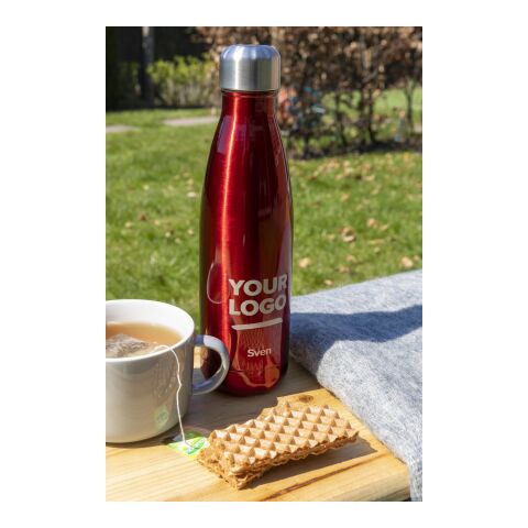 Botella termo de doble pared (500ml) naranja | sin montaje de publicidad | no disponible | no disponible