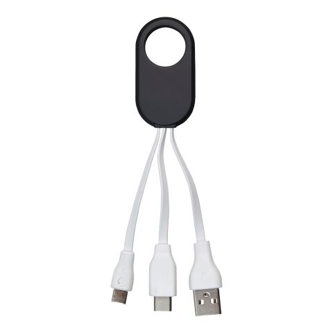 Cable cargador con 3 adaptadores blanco | sin montaje de publicidad | no disponible | no disponible