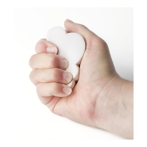 Antiestrés de espuma PU blanco | sin montaje de publicidad | no disponible | no disponible