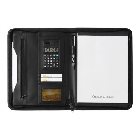 Carpeta de congresos negro | sin montaje de publicidad | no disponible | no disponible