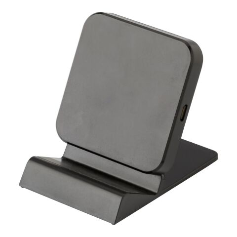 Cargador inalámbrico de plástico negro | sin montaje de publicidad | no disponible | no disponible