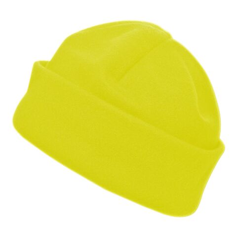 Gorro de fibra polar amarillo | sin montaje de publicidad | no disponible | no disponible