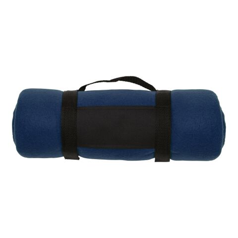 Manta de viaje en fibra polar azul | sin montaje de publicidad | no disponible | no disponible