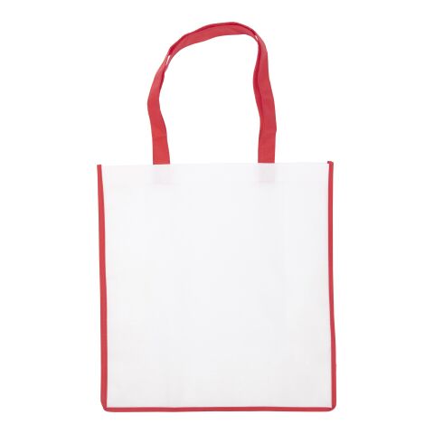 Bolsa non-woven rojo | sin montaje de publicidad | no disponible | no disponible