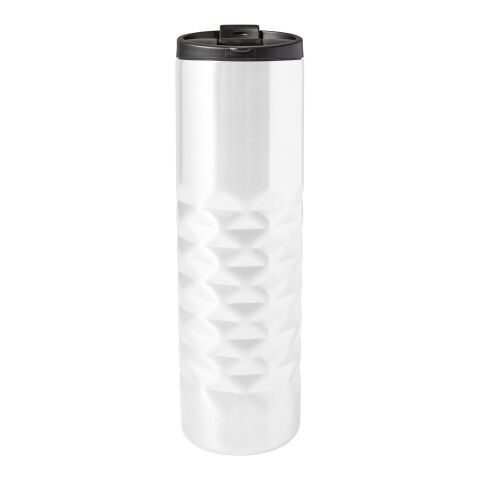 Vaso de acero inoxidable blanco | sin montaje de publicidad | no disponible | no disponible