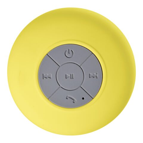 Altavoz con conexión inalámbrica amarillo | sin montaje de publicidad | no disponible | no disponible