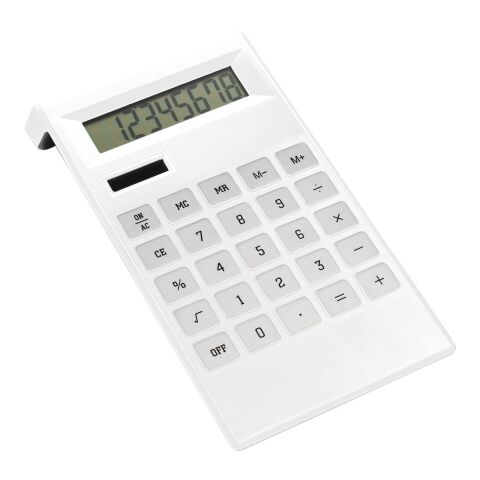 Calculadora de plástico blanco | sin montaje de publicidad | no disponible | no disponible