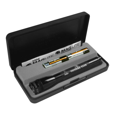 Mini linterna AA Maglite de aluminio negro | sin montaje de publicidad | no disponible | no disponible