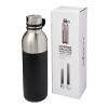 Botella deportiva de cobre con aislamiento al vacío de 590 ml "Koln" Estándar | Negro intenso | sin montaje de publicidad | no disponible | no disponible