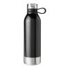 Botella deportiva de acero inoxidable de 740 ml "Perth" Estándar | Negro | sin montaje de publicidad | no disponible | no disponible