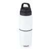 CamelBak® bidón de acero inoxidable con aislamiento al vacío de 500 ml y vaso de 350 ml "MultiBev" Estándar | blanco | sin montaje de publicidad | no disponible | no disponible