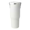 Vaso con aislamiento al vacío de cobre de acero inoxidable reciclado certificado RCS de 900 ml y con tapa de doble función "Bronx" Estándar | blanco | sin montaje de publicidad | no disponible | no disponible