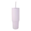 Vaso con aislamiento de 900 ml con certificado RCS y pajita de silicona "Brady" Lila