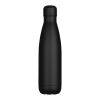 Bidón de 750&nbsp;ml de acero inoxidable reciclado con certificado RCS de una sola pared "Cove" Estándar | Negro intenso | sin montaje de publicidad | no disponible | no disponible