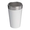 Vaso de acero inoxidable aislado Stanley Stacking 470 ml blanco
