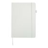 Cuaderno Liss de tapa dura de plástico reciclado, tamaño A5 blanco