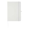 Set de cuaderno reciclado y bolígrafo Spectrum A5 blanco