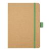 Libreta A5 de papel reciclado "Berk" Estándar | Verde | sin montaje de publicidad | no disponible | no disponible