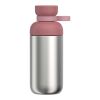 Botella de agua Mepal Vita de 500 ml, de acero inoxidable reciclado Rosa