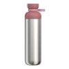 Botella de agua Mepal Vita de 900 ml, de acero inoxidable reciclado Rosa