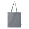 Bolsa Tote algodón reciclado 100% GRS con refuerzos de 270 g/m² "Florida" 14L Estándar | Gris | sin montaje de publicidad | no disponible | no disponible | no disponible